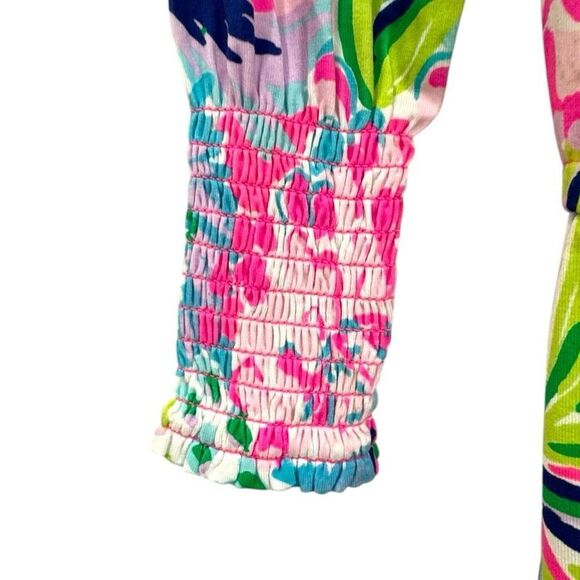 Lilly Pulitzer Lana Skort Romper – Multi “Raise the Bar” Print, XXS | Vibrant & - Picture 2 of 12